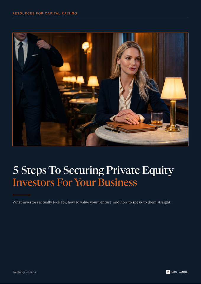 5 Steps to Securing Private Equity for Your Business cover
