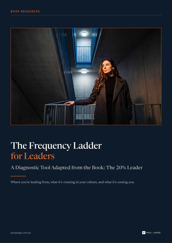 The Frequency Ladder for Leaders (PDF) cover