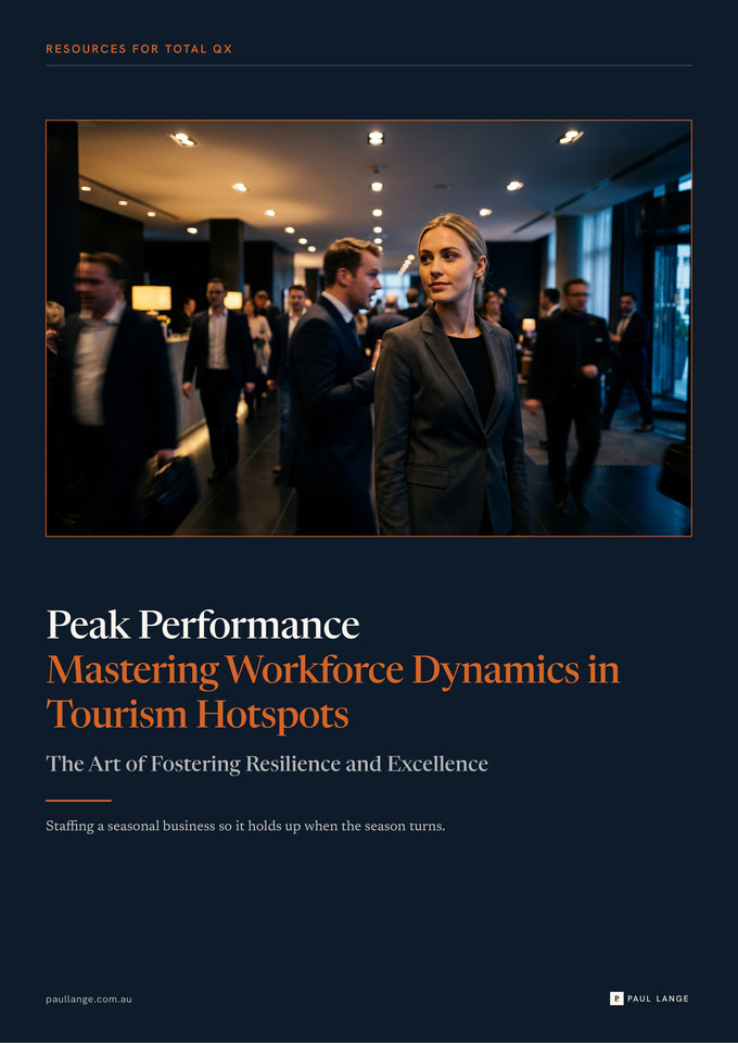 Peak Performance - Mastering Workforce Dynamics in Tourism Hotspots cover