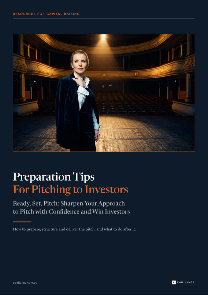 Preparation Tips for Pitching to Investors cover