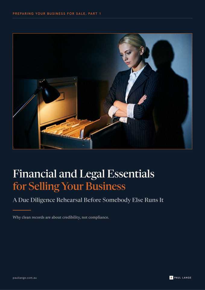Financial and Legal Essentials for Selling Your Business cover