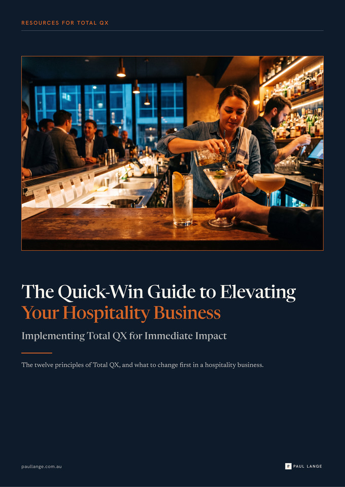 The Quick-Win Guide to Elevating Your Hospitality Business: Implementing Total QX™ for Immediate Impact cover