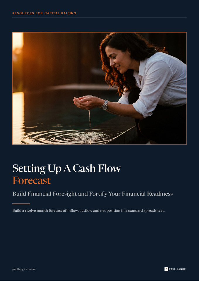 Setting Up A Cash Flow Forecast cover