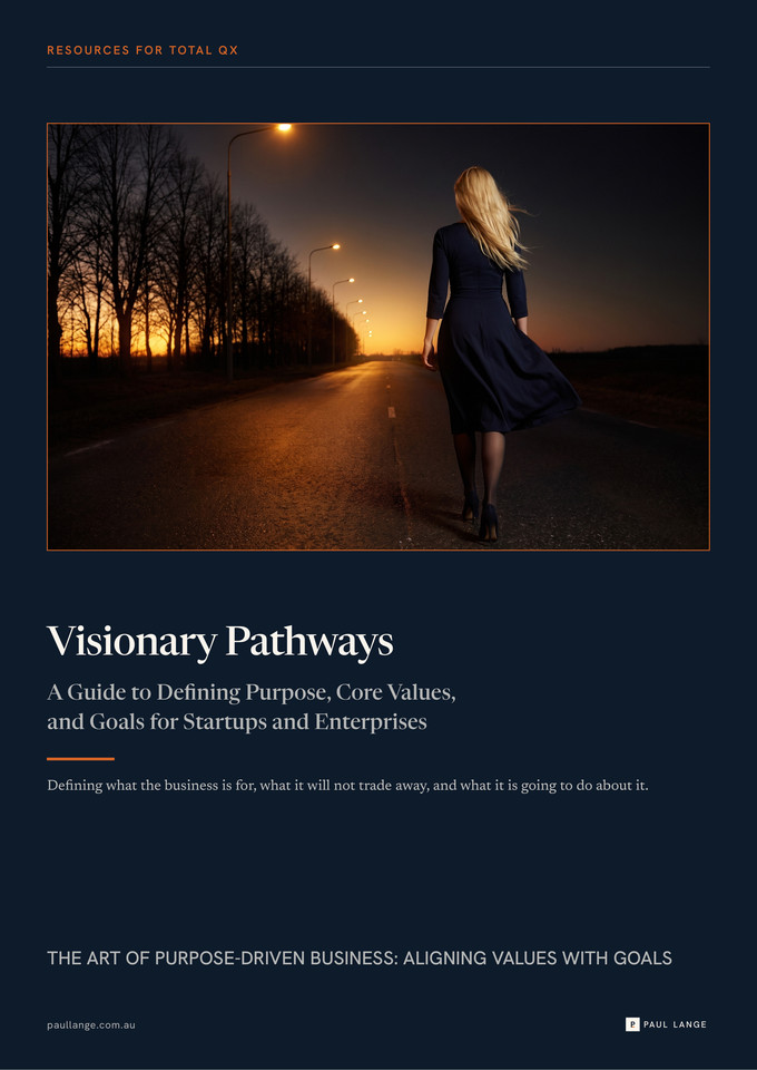 Visionary Pathways: A Guide to Purpose, Core Values, and Goals cover